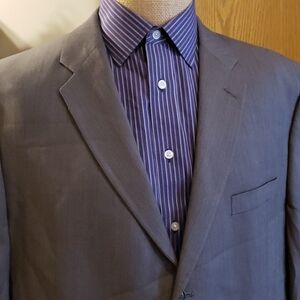 Calvin klein grey suit jacket blazer wool